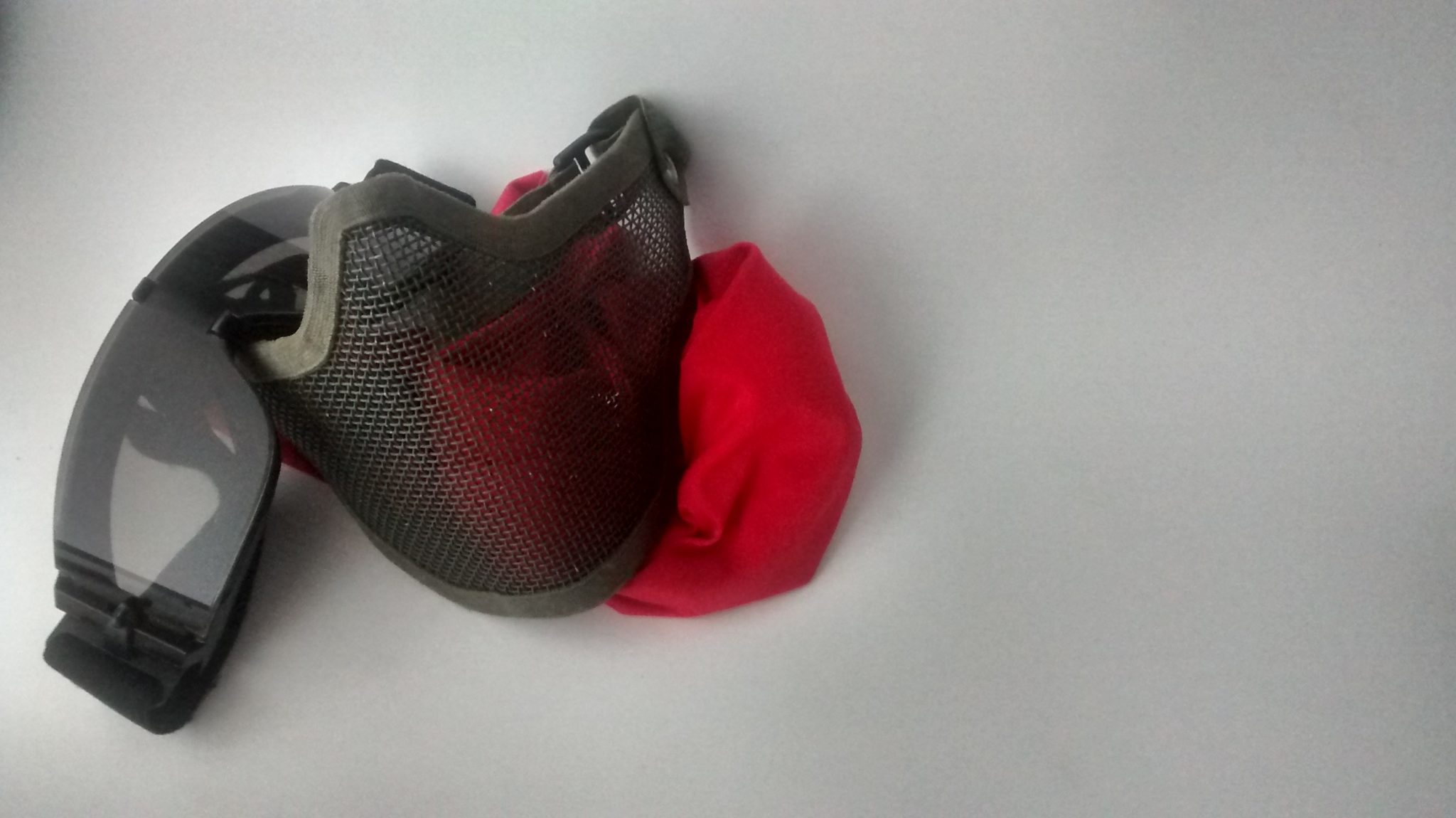 Vendas y Pañuelo Rojo