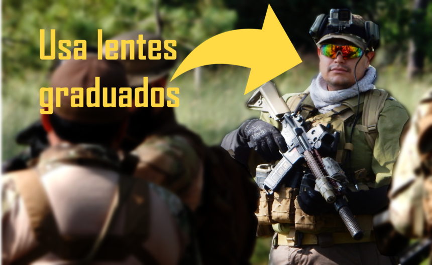 Lentes graduados para Airsoft